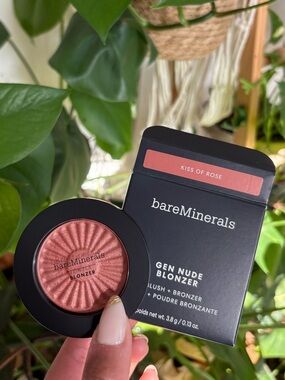 bareMinerals GEN NUDE Blonzer Blush + Bronzing Hybrid in KISS of Rose
